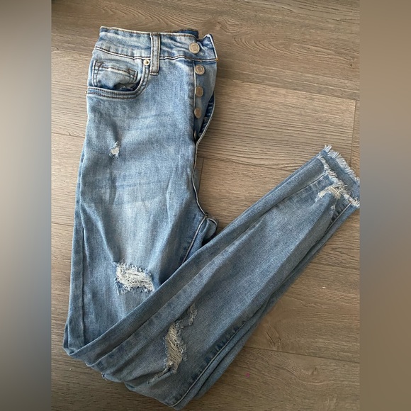 Aeropostale Super High Rise Jegging Size 6 - Picture 2 of 13